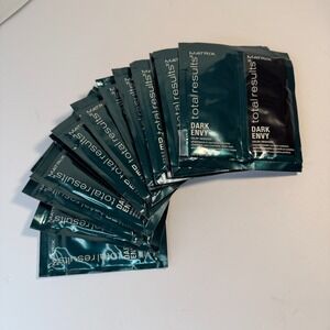 Lot of 18 Matrix Total Results Dark Envy Shampoo & Conditioner Packets 0.34 oz